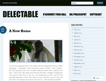 Tablet Screenshot of delectablecooks.com